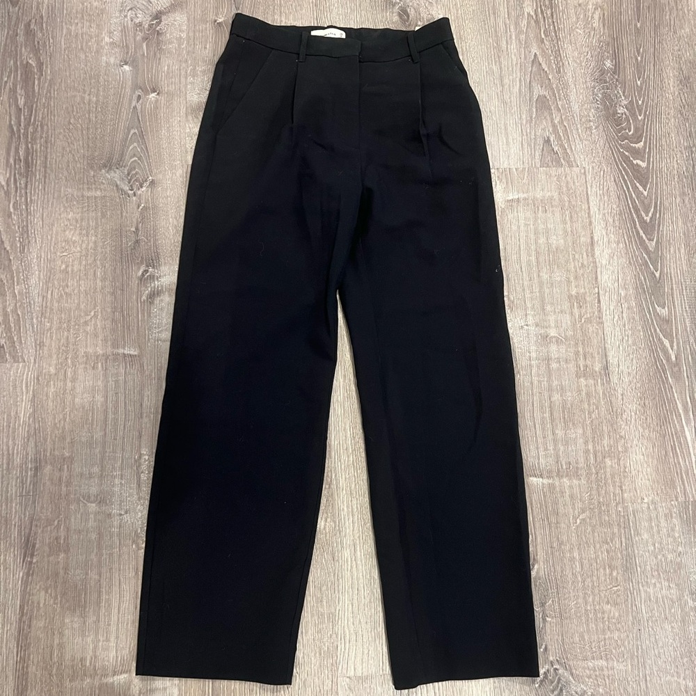 abercrombie & fitch black slacks size 6